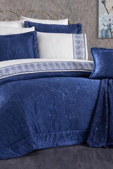 Emilia 11 Parça Çeyiz Seti İndigo - Çeyiz Diyarı