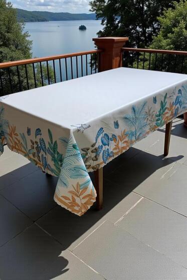 Esinti Dertsiz Masa Örtüsü 150x260 cm - Çeyiz Diyarı