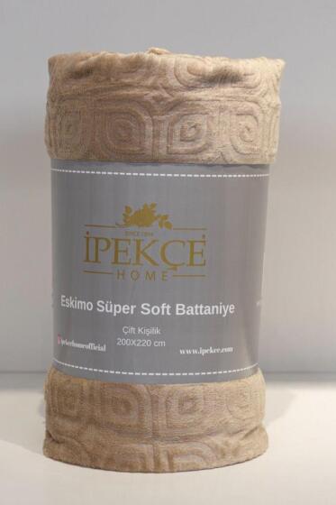 Eskimo Süper Soft 130x170 cm Tv Battaniyesi Bej - Çeyiz Diyarı