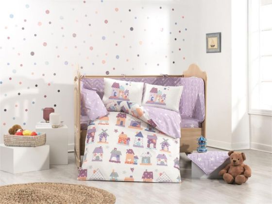 Felix Bebek Nevresim Takımı Mor - Hobby