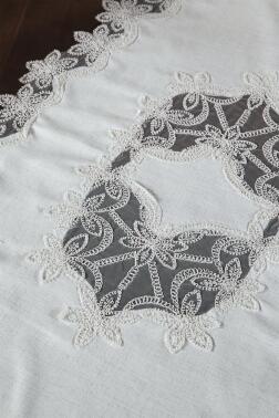 Firdevs Salon Takımı 5 Parça Krem - 3