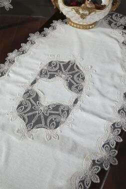 Firdevs Salon Takımı 5 Parça Krem - 4