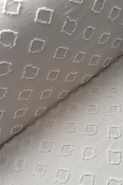Fitilli Pondü 170x210 cm Kaymaz Taban Koltuk Örtüsü Vizon - 3