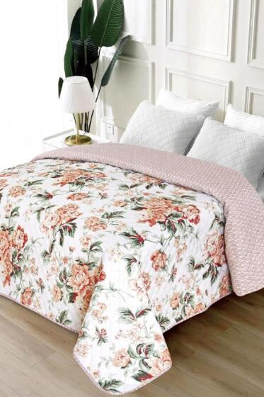 Flora Buket Çift Kişilik 200x220 cm Tek Pike - Çeyiz Diyarı