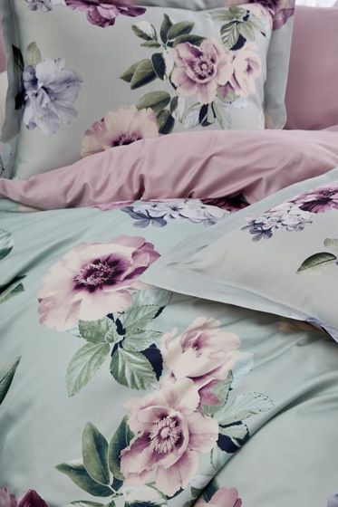 Floral Digital Premium 3D Çift Kişilik Nevresim Takımı - Dantela (1)