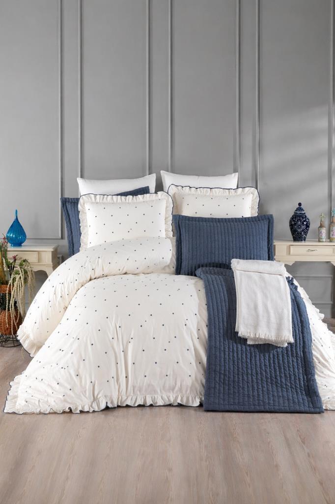 Florida Modern 10 Parça Gelin Seti İndigo - 1