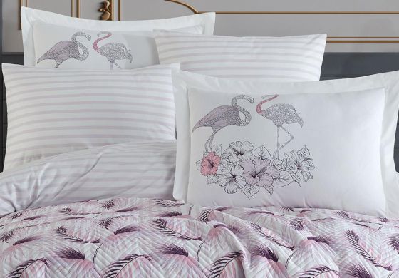 Florina Tek Kişilik Kapitone Nevresim Takımı Mürdüm - Hobby (1)