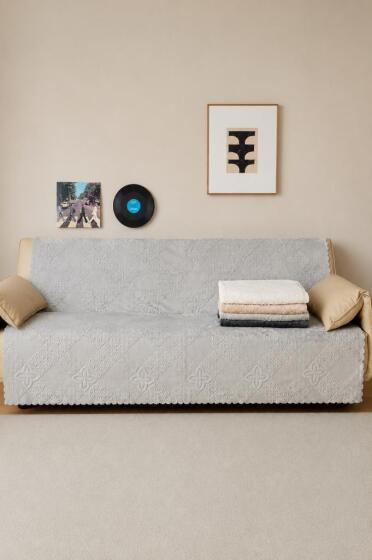 Focus Wellsoft Koltuk Örtüsü 170x210 Cm Gri - Çeyiz Diyarı