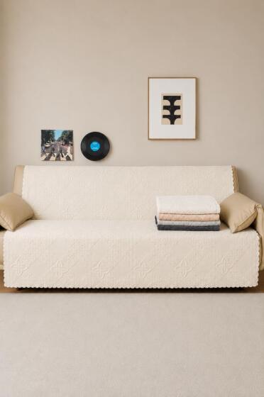 Focus Wellsoft Koltuk Örtüsü 170x210 Cm Krem - Çeyiz Diyarı