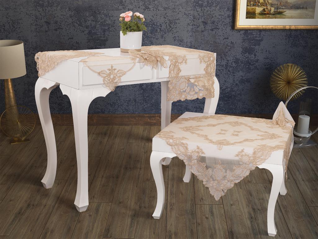 Fransız Crown Salon Takımı 16 Parça Cappucino - 1