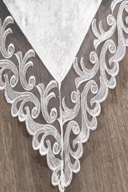 Fransız Dantelli Belinda Yatak Örtüsü Krem - 4