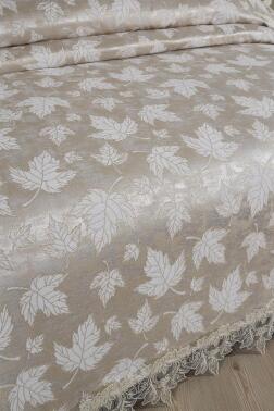 Fransız Dantelli Seravelle Çift Kişilik Yatak Örtüsü 230x250 cm - 3