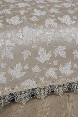 Fransız Dantelli Seravelle Çift Kişilik Yatak Örtüsü 230x250 cm - 4