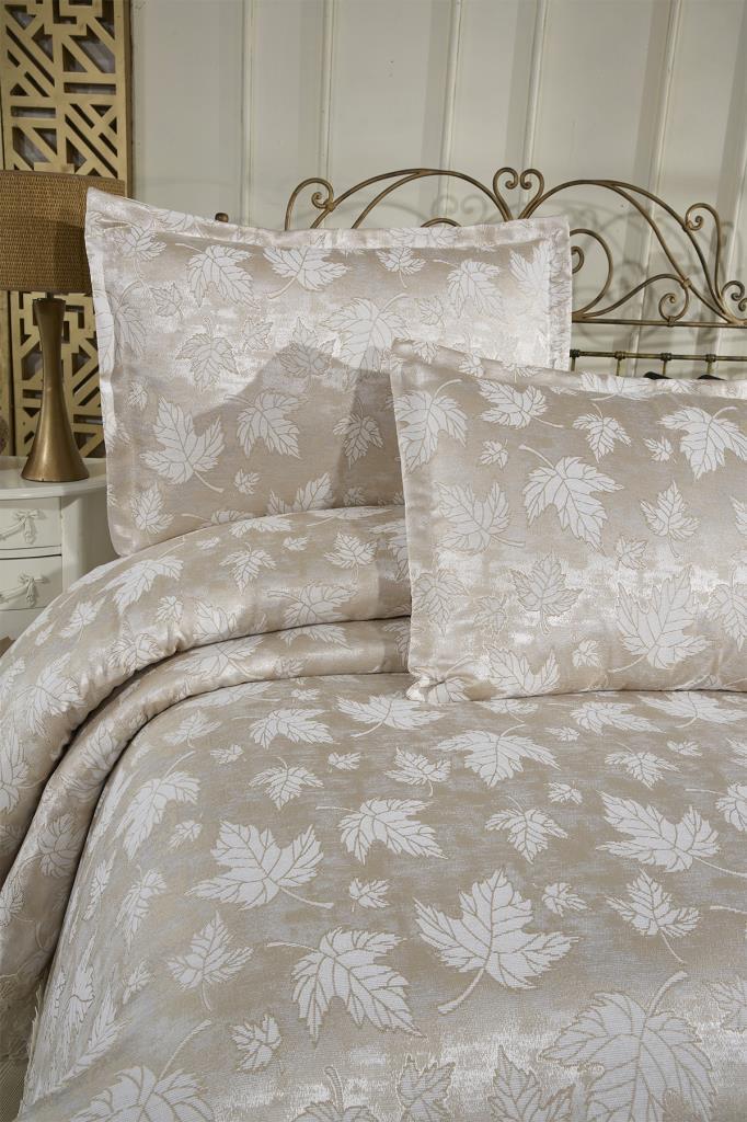 Fransız Dantelli Seravelle Çift Kişilik Yatak Örtüsü 230x250 cm - 5