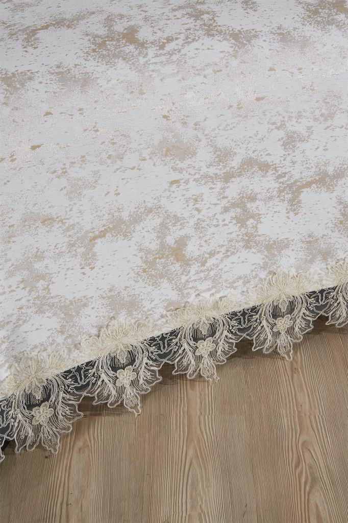 Fransız Dantelli Valoria Çift Kişilik Yatak Örtüsü 230x250 cm - 4