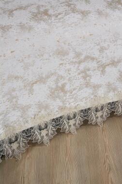 Fransız Dantelli Valoria Çift Kişilik Yatak Örtüsü 230x250 cm - 4