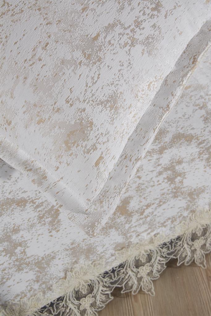 Fransız Dantelli Valoria Çift Kişilik Yatak Örtüsü 230x250 cm - 6