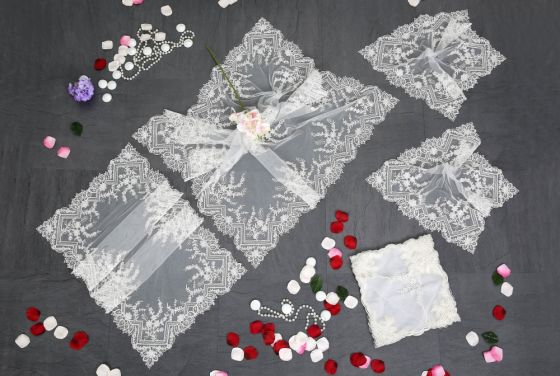 Fransız Mary Salon Takımı - 16 Parça Krem | 1449 - Çeyiz Diyarı