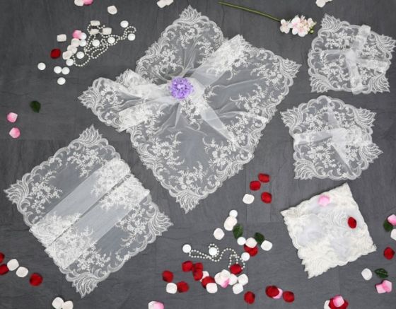 Fransız Mary Salon Takımı - 16 Parça Krem | 1451 - Çeyiz Diyarı