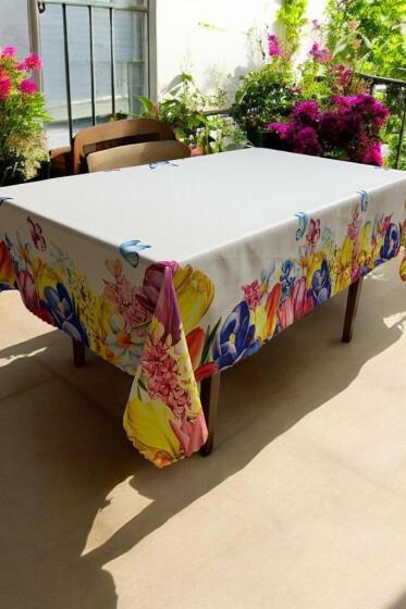Gardenia Dertsiz Masa Örtüsü 150x260 cm - Çeyiz Diyarı