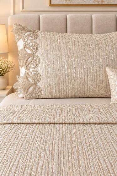Gisele 4 Parça 240x260 cm Pike Takımı - Çeyiz Diyarı (1)