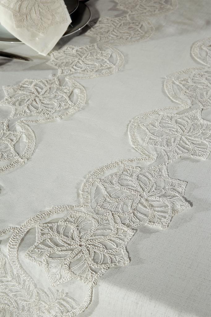 Gönül Masa Örtüsü 26 Parça Krem - 3