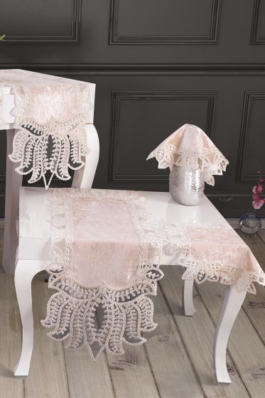 Grape Kadife Salon Takımı 5 Parça - Çeyiz Diyarı (1)