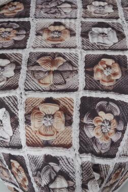 Gülce Ultrasonik Kapitoneli 5D Baskılı Çift Kişilik Yatak Örtüsü - 3