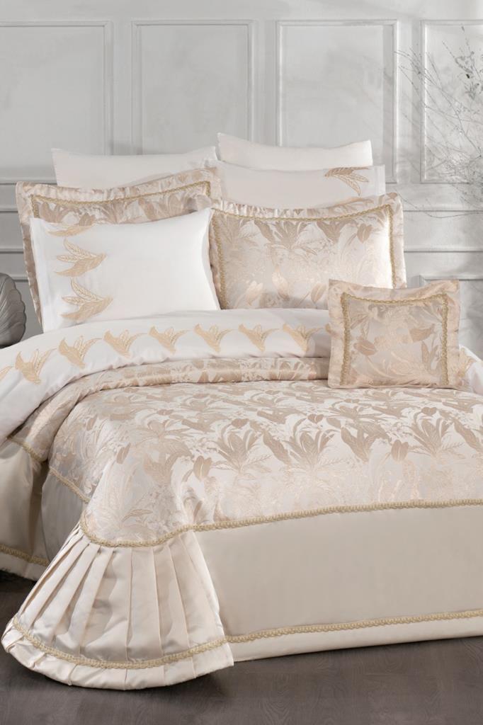 Harris 10 Parça Çeyiz Seti Krem - 1