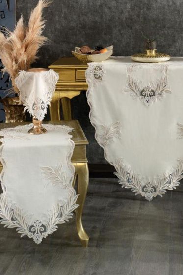 Hazan 5 Parça Salon Takımı Cappucino - Çeyiz Diyarı