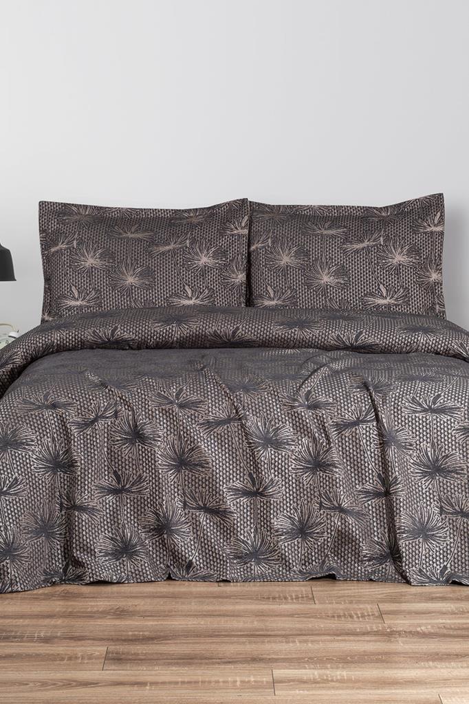 Hermes 3 Parça Çift Kişilik Pike Takımı 230x250 Antrasit - 1