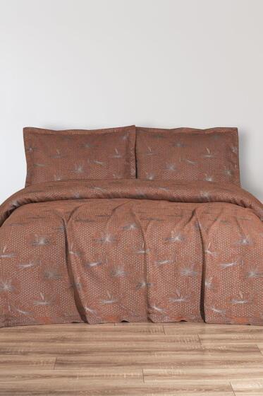 Hermes 3 Parça Çift Kişilik Pike Takımı 230x250 Turuncu - Çeyiz Diyarı