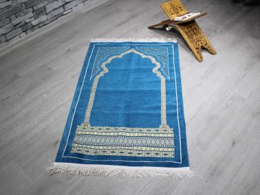 Hira Saçaklı Şönil Dokuma Seccade - 15