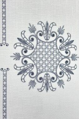 Hümay Dertsiz Masa Örtüsü 150x150 cm Gri - 3