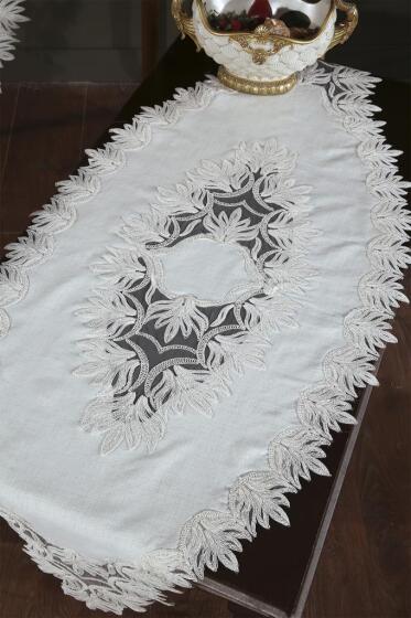 Işıl Salon Takımı 5 Parça Krem - Çeyiz Diyarı (1)