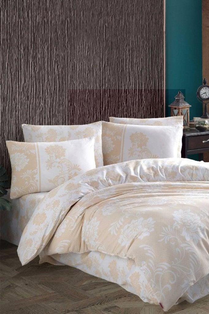 Jardin Tek Kişilik Ranforce Nevresim Takımı Gold - 1