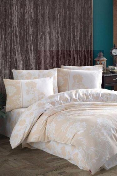 Jardin Tek Kişilik Ranforce Nevresim Takımı Gold - Hobby