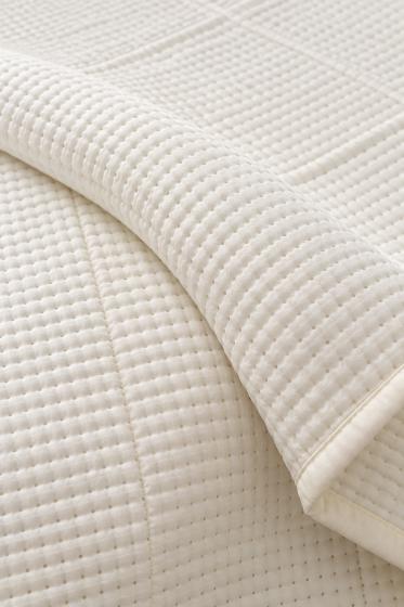 Jülide Çift Kişilik Kırlentsiz Tek Pike 200x220 cm Krem - Çeyiz Diyarı (1)