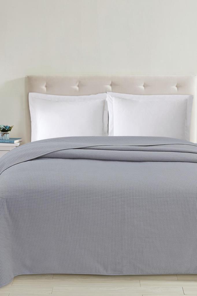 Jülide Tek Kişilik Tek Pike 160x220 cm Gri - 1