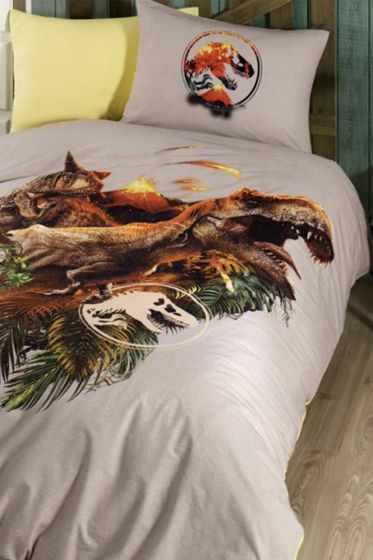Jurassic World Trex Çocuk Nevresim Takımı - Hobby