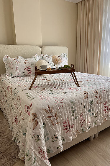 Kahire Çift Kişilik Yatak Örtüsü 240x260 cm - Çeyiz Diyarı (1)
