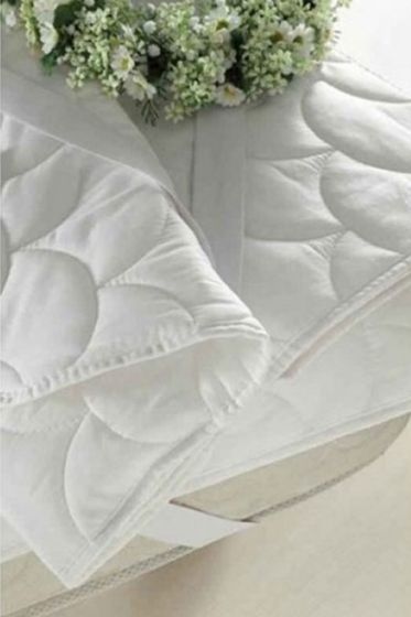 Kapitoneli Sıvı Geçirmez Ped 90x190 Cm Tek Kişilik Alez - Çeyiz Diyarı
