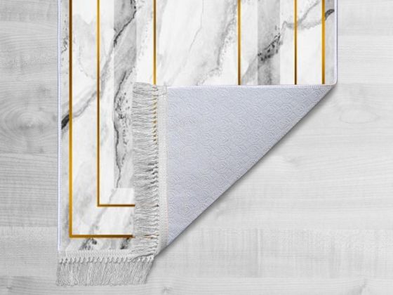 Kaymaz Taban Dijital Baskı Kadife Halı Shape 100x300 cm - Çeyiz Diyarı (1)