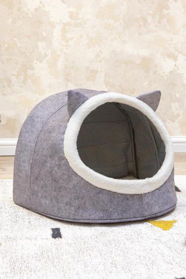 Kedi Köpek Evi Gri - Çeyiz Diyarı (1)