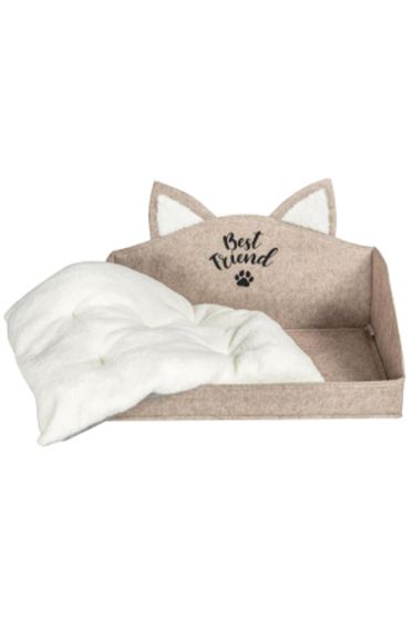 Kedi Köpek Yatağı Kahve - Çeyiz Diyarı