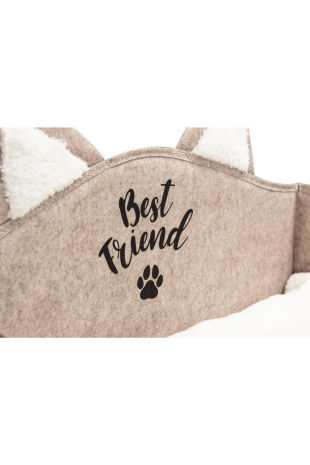 Kedi Köpek Yatağı Kahve - Çeyiz Diyarı (1)