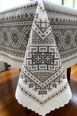 Kervan Dertsiz Masa Örtüsü 150x200 cm Kahve - 4