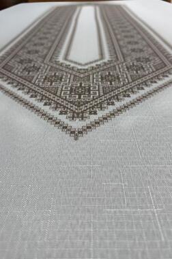 Kervan Dertsiz Masa Örtüsü 150x220 cm Kahve - 3