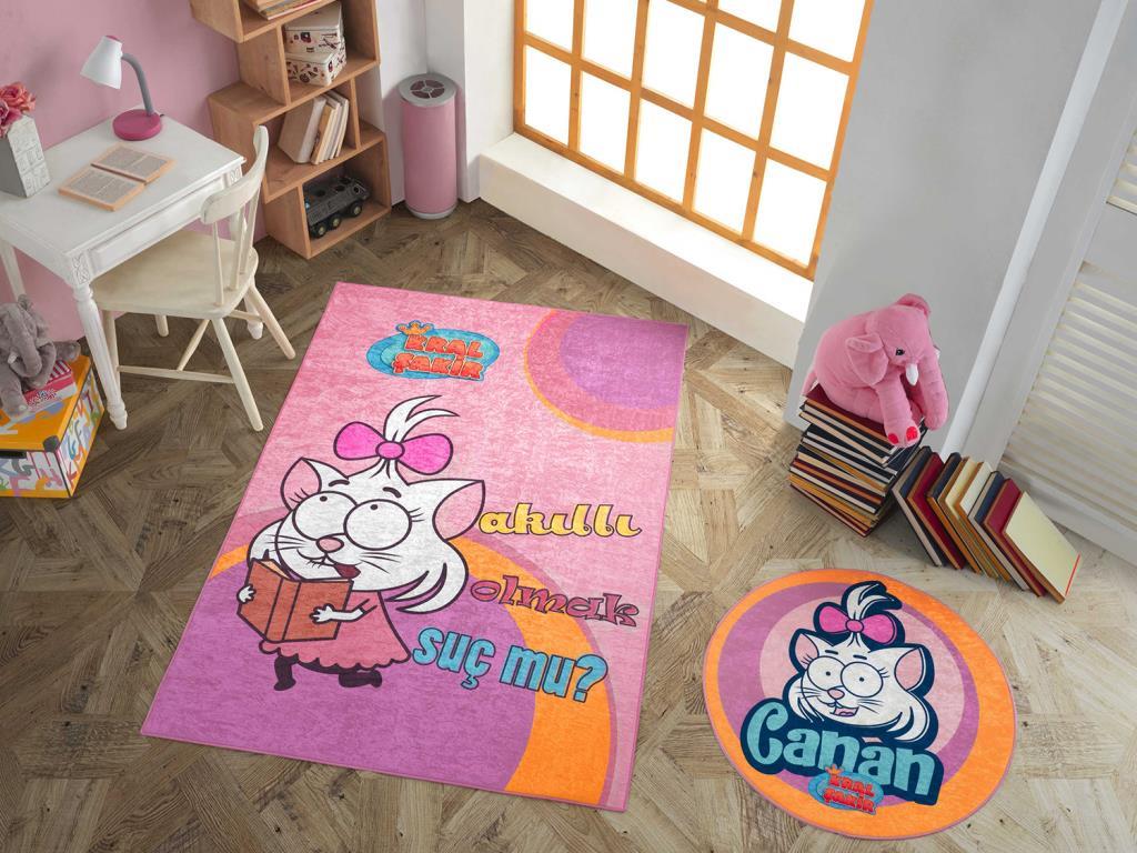 Kral Şakir Canan Lisanslı Halı Ve Paspas Takımı 80x150 Cm - 1