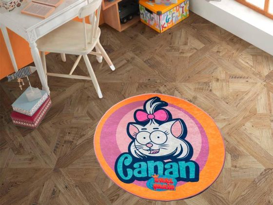 Kral Şakir Canan Lisanslı Yuvarlak Paspas 80x80 Cm - Hobby